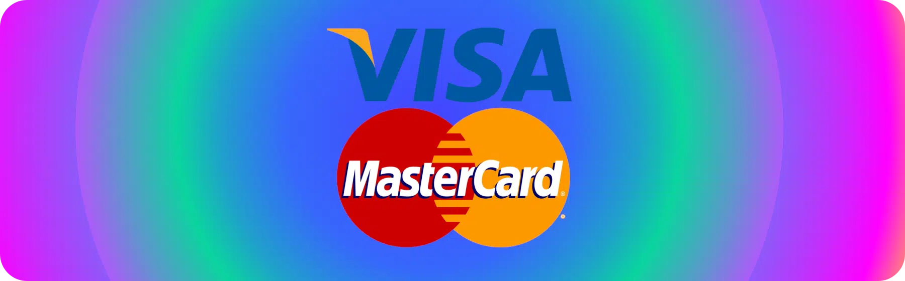 logo voor visa en mastercard betaling